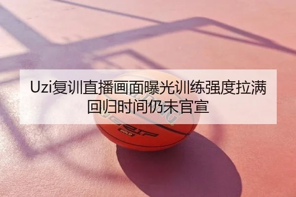 Uzi复训直播画面曝光训练强度拉满回归时间仍未官宣